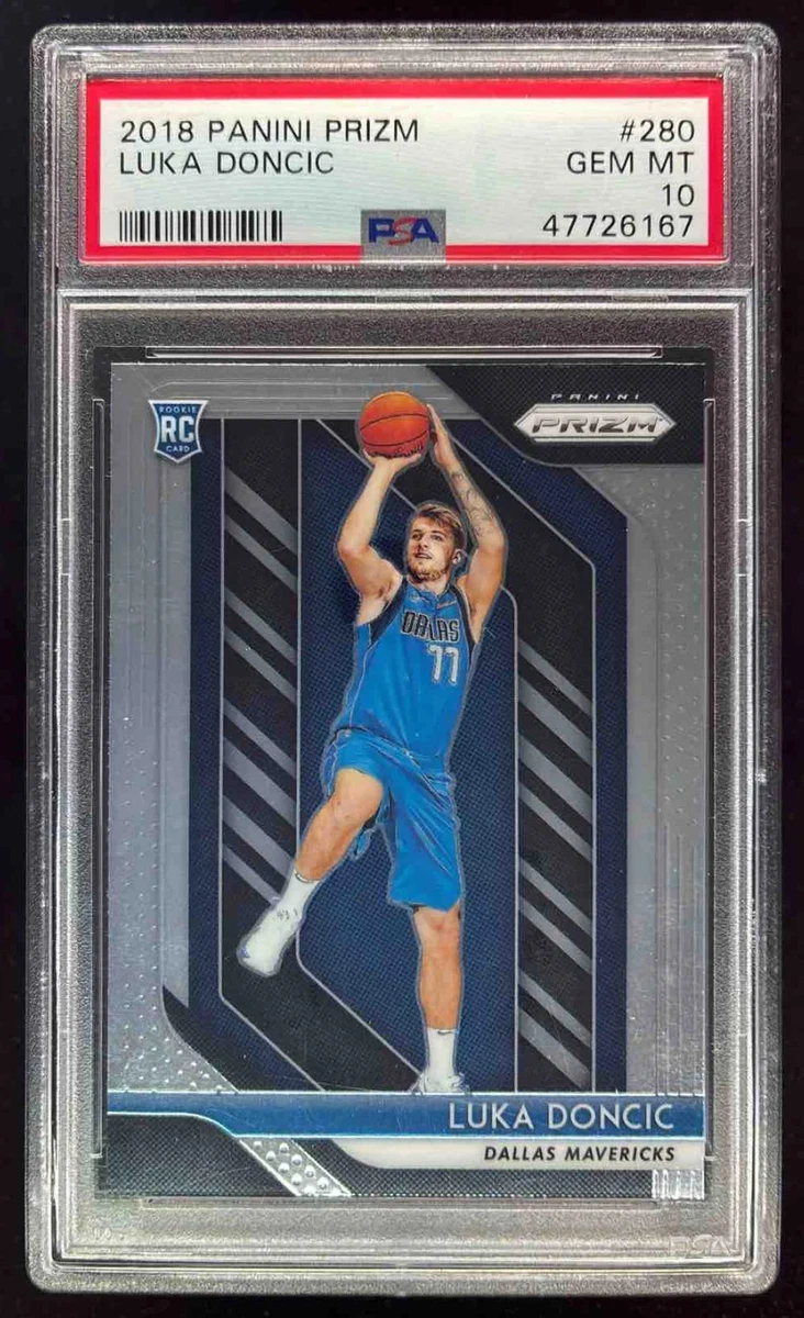 Luka Dončić 10 Graded Rookie Basketball Trading Cards
