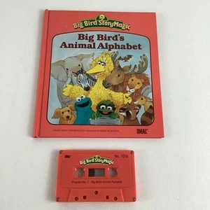 Big Bird Story Magic Animal Alphabet Book Cassette Tape Muppets Vintage 1987  - Picture 1 of 7