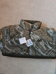 NWT Puma padded water repellent jacket men's size L - Picture 1 of 11
