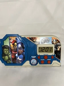 Avengers Assemble Night Glow Personaggio Sveglia, Av-346 Hulk Ironman - Foto 1 di 3