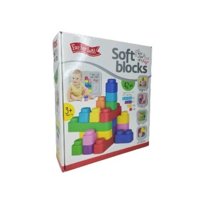 Far Far Land Soft Blocks With Silver Ions Toy for Baby Age 3+ months, 42pcs - Image 1 of 4