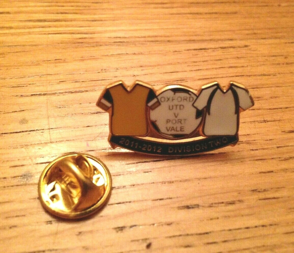 Oxford United V Port Vale - Match Badge - 2011-2012 - Brand New - For Charity - Image 1 of 1