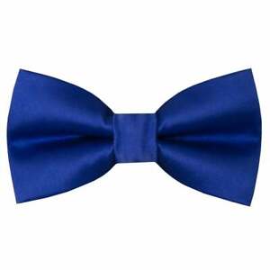 Pre Tied Royal Blue Boys Bow Tie Age 18 Months-3 Years Baby Bow Tie Toddler Tie