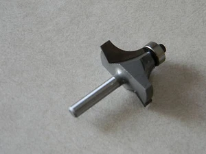 Carbide tipped 1/2 radius, 2-fl, 1/4 inch shank RO bit - Bild 1 von 2