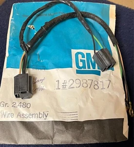 Corvette Head Lamp Extension Wire Harness - 1964-67 - NOS - GM# 2987817 - Picture 1 of 5