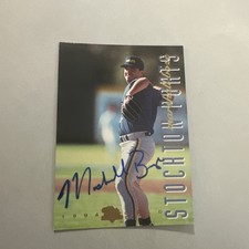 Marshall Boze Signed 1994 Classic Best Gold #174 Card *Autograph Brewers Auto