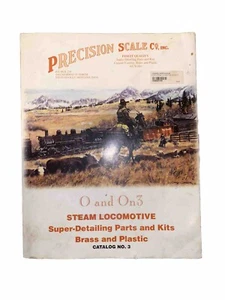 Precision Scale Co. Catalog #3 HO and HOn3 Steam Locomotive Parts And Kits Brass - Picture 1 of 6