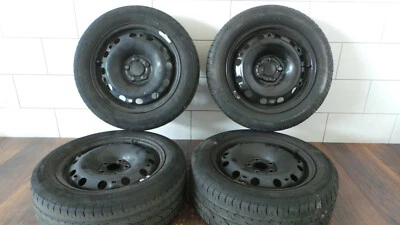 4 Sommerräder Skoda Fabia 5J Roomster Continental 195/55 R15 85H 6J x 15 ET43 - Bild 1 von 4