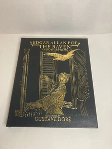 EASTON PRESS Edgar Allan Poe - The Raven And Other Poems - Gustave Dore Leather - Picture 1 of 6