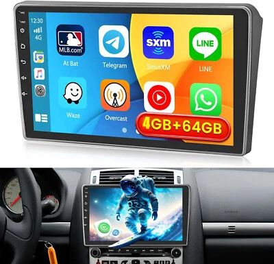 Für Peugeot 407 2004-2008 Android 13 Apple Carplay Autoradio GPS NAVI WIFI FM BT - Bild 1 von 4