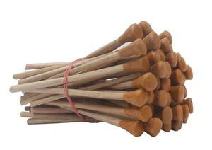 40pc Wooden Dop Sticks for Gemstone Cabochon Cutting & Lapidary Faceting Tools - Picture 1 of 6