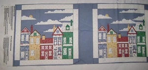 Panel de almohada azul Wamsutta/Georgia Bonesteel Designs CASAS - Imagen 1 de 2