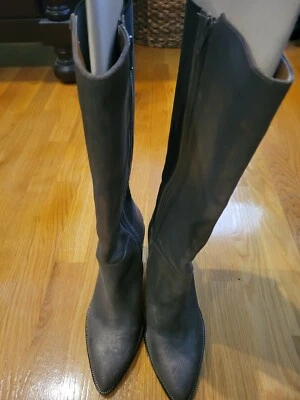 BOTAS CORSO COMO GUNMETAL HUEY CUERO METALIZADO TALLA 9 Foto 1 de 4