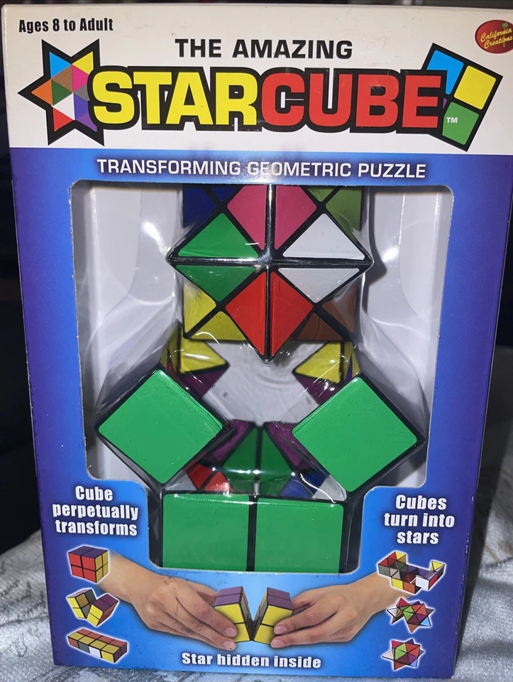 Rompecabezas geométrico California Creations The Amazing Star Cube nuevo sellado  Foto 1 de 2