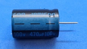 Elko, radial, 470µF (470uF) / 100V / 105°C - Jamicon - Menge nach Wunsch