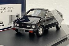 po 1:43 HI STORY HS363BK Suzuki Cervo CX-G 1978 Black scale resin model car