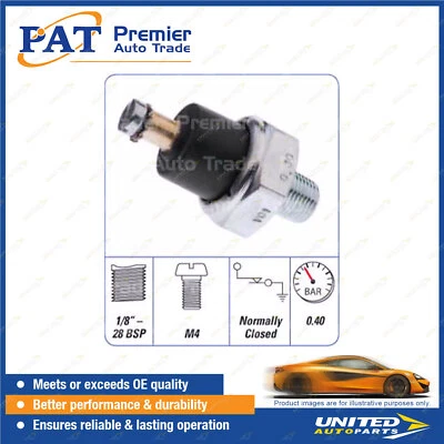 PAT Oil Pressure Switch for Holden Barina MB ML MF MH 1.3L 4Cyl G13A G13B 85-94 - image 1 of 2