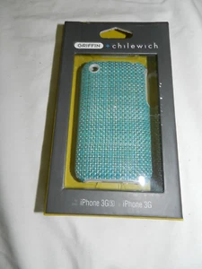 NUOVA custodia protettiva Griffin Chilewich turchese rigida iPhone 3G - Foto 1 di 4