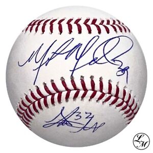 Miles Mikolas & Steven Matz Autographed Official Major League Baseball Cardinals