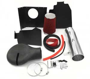 Red For 1994-2001 Dodge Ram 1500 2500 5.2L 5.9L V8 Heat Shield Cold Air Intake - Picture 1 of 1