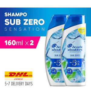 [HEAD & SHOULDERS] Anti Dandruff Shampoo Sub Zero Sensation Clean Scalp 2x160ml