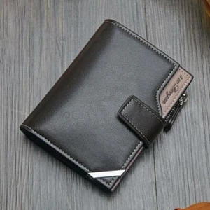 New Korean casual men's wallet Short vertical locomotive British casual COFFEE - Picture 1 of 1