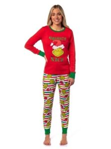 Dr. Seuss How the Grinch Stole Christmas Lounging  Pajama Set - Large NWT