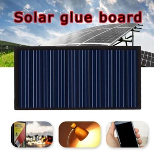 Mini Solar Panel System For DIY Battery Cell Phone Charger E6W New 5V 60MA G1E9 - Picture 1 of 12