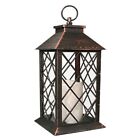 Garden Camping Light With Handle Candle Light Led Solar Lantern Palace Lamp