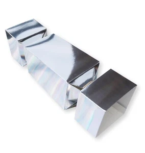 10 GRANDES GALLETAS DE PLATA, CAJAS DE REGALO, NAVIDAD, FAVORES, DECORACIÓN, SAN VALENTÍN - Imagen 1 de 2