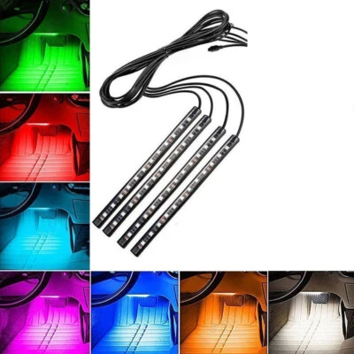 30-120cm Waterproo Under Car LED Lights DC12V  Strip Neon Light For Motorcycle - Image 1 of 4
