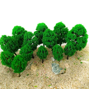 20pcs Mixed Model Trees Train Railroad Wargame Architecture Scenery HO N Z Scale - Picture 1 of 7