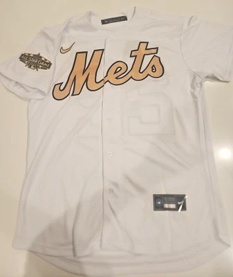 JUAN SOTO #22 New York Mets White Fashion Jersey Men's Size Large (Wrong Patch) - Image 1 of 4