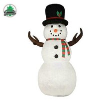 PUPAZZO DI NEVE GONFIABILE DECORAZIONE NATALIZIA GUIRMA 250CM NATALE CN MOTORINO