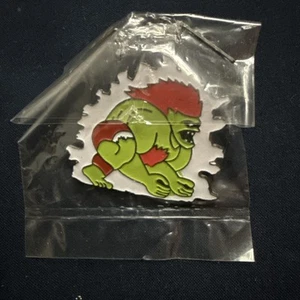 STREET FIGHTER 2 1990’s Blanka - Capcom PIN BADGE. V RARE - Picture 1 of 1