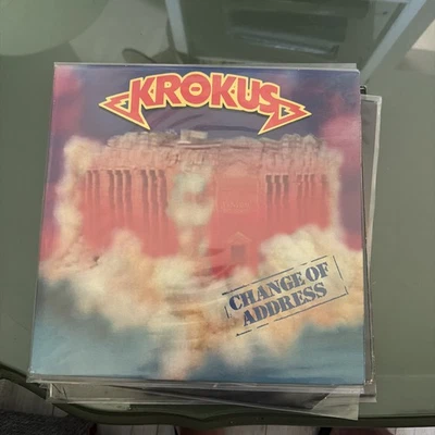Krokus – Change Of Address - 1986 Vinyl LP Record Album - Image 1 of 3