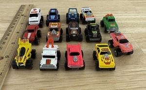 Road Champs Micro Machines Race Car, Tow Trucks, Chevy, Sheriff Car Lot Of 14 - Picture 1 of 9