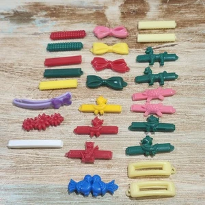 Vintage Goody Girls Plastic Hair Barrettes Pairs & Singles - Used Condition - Picture 1 of 7