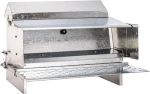 RentACoop Automatic Metal Treadle Feeder for Chicken Bantams & Pheasants 25lbs - Picture 1 of 8