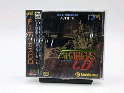 Japanese F1 CIRCUS Sega Mega CD Brand New Rare US Seller Cracks & Tears  - Image 1 of 4