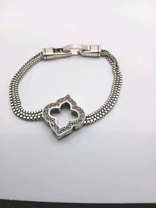 Brighton Alhambra Chain  Bracelet Double Sided Rhinestones Toledo Falls. Retired - Picture 1 of 9