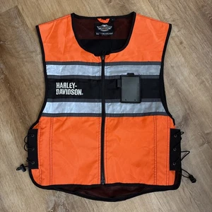 Harley Davidson Reflective Safety Riding Vest Large (0596) - Bild 1 von 8