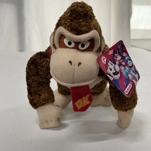 2001 Nintendo Donkey Kong Promo 8,5 Zoll Plüschtier Puppe Figur Kellytoy mit Etikett - Bild 1 von 21