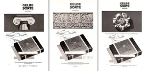 3w50545/ Lot Reklame aus 1960 – Zigaretten – REEMTSMA Gelbe Sorte - Picture 1 of 4