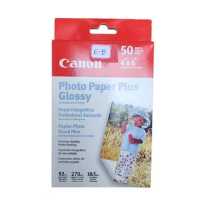 NEW Canon Photo Paper Plus Glossy 4x6 50 Sheets Premium Quality Photo Printing - Picture 1 of 2