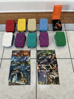 Lego Lot of 10- Technic Throwbots Sets Complete w/Manuals & Containers 8500-8522 - Image 1 of 4