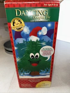 Abeto Douglas Gemmy Dancing 1997 con movimiento sincronizado animado 14" árbol parlante extras - Imagen 1 de 8