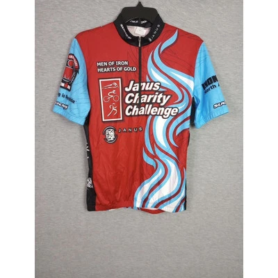 Camisa de Ciclismo Sugoi Unisex Jersey Mediana 25 Aniversario Ironman Rojo Azul Jano Foto 1 de 4