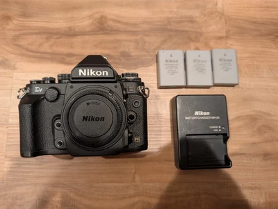 Nikon Df 16.2MP Digital SLR Camera Black Body FX - Image 1 of 4
