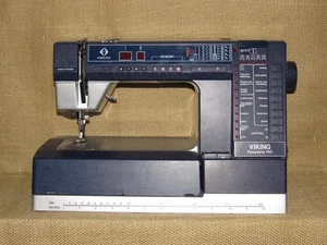 Husqvarna Viking 990 Electronic Sewing Machine ~ No Foot Pedal Or Cables ~ FPOR - Picture 1 of 18